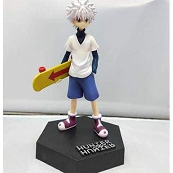 Figurines Manga GON Et Killua Assis - Lot De 2, En PVC, Environ 12,5 Cm, Décoration Bureau Ou Cadeau Fan