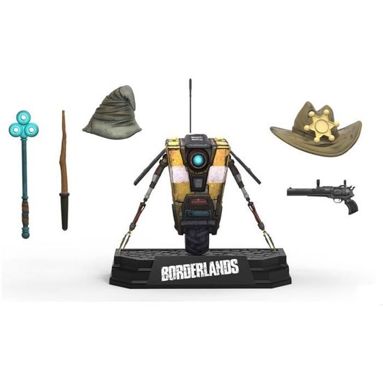 Figurine Deluxe Action Borderlands: Claptrap - MAC FARLANE - Borderlands - 12 cm - Intérieur - Adulte