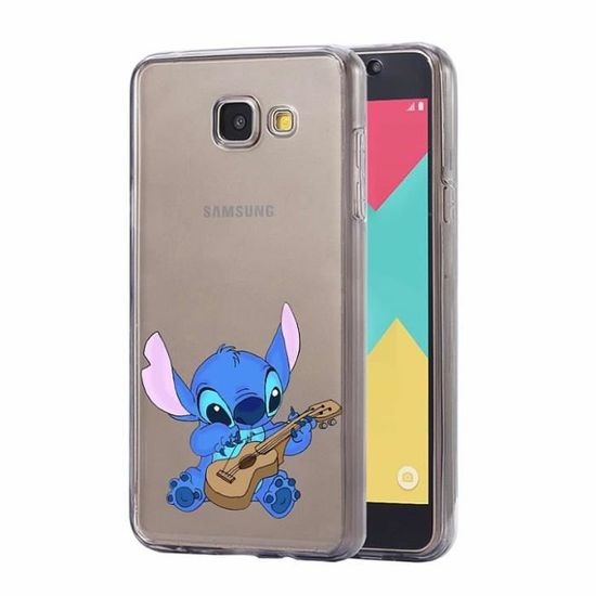 Pour Samsung Galaxy A5 (2017) A520,Stitch Coque Transparent Souple ...
