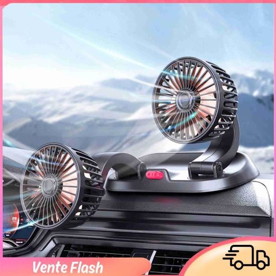 Ventilateur de voiture,5V-USB--Ventilateur de Refroidissement de