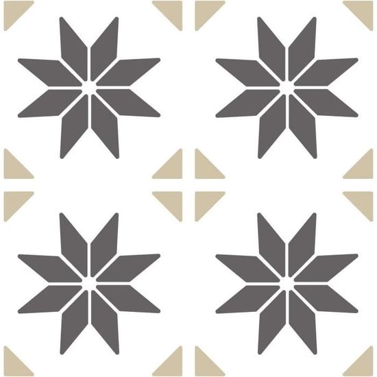 D-c-fix - Lot De 11 Dalles Adhésives PVC Pour Sol - Imitation Carrelage Espagnol 30x30 Cm - Imperméable - Pour Salle De Bain, Cuisine, Salon Dalles Pvc Adhésives Sol