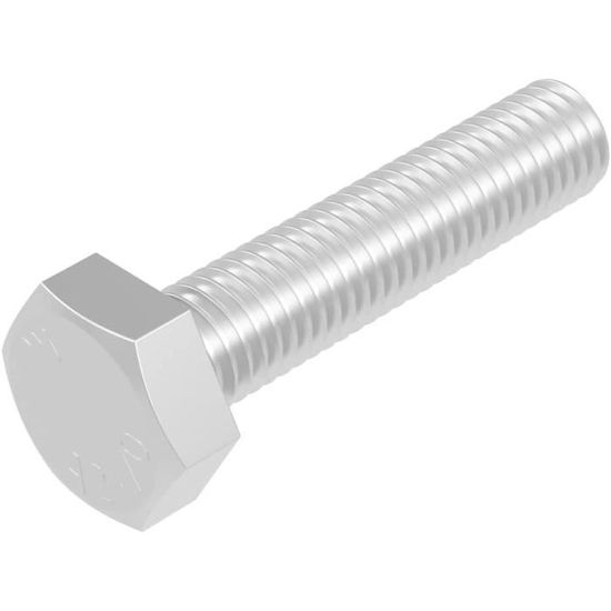 Perni Filettati Con Cono M8 X 35 Mm - Acciaio Inox A2, Testa Esagonale, DIN 913/ISO 4026, 20 Pezzi - Foto 9