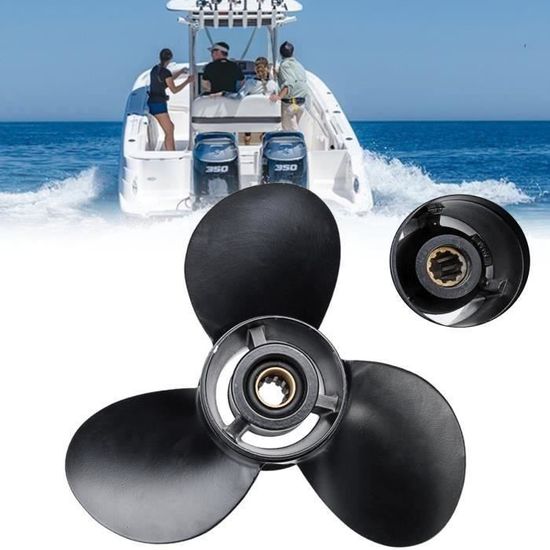 Hélice Hors-bord Suzuki 11-1/2 X13 – 3 Pales – 13 Cannelures – 58100-94313-019