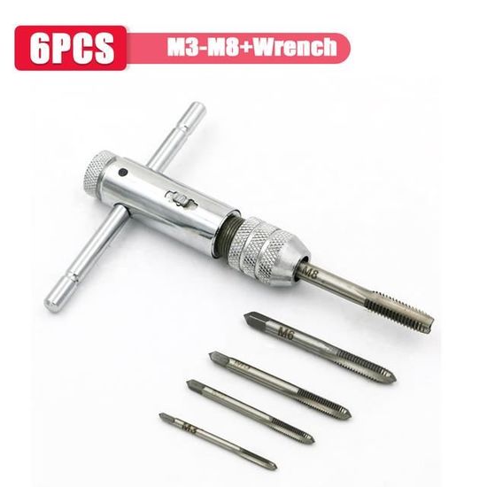 Jeu De Clés Pour Robinet (Clé à Douille Tubulaire) - 5 Tailles : 8, 9, 10, 11, 12 Mm - Acier - Pour Installation/Remplacement De Robinets