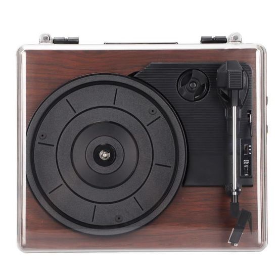 Housse De Protection Pour Tourne-Disque Vintage - Tissu Oxford Imperméable, Anti-UV - Taille 45.7x35.6x17.1 Cm