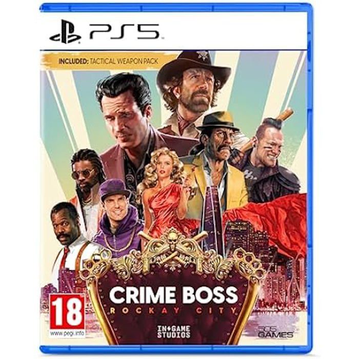 505 Games Jeu Vidéo - Crime Boss - Rockay City - PS5 - Tir Fps - Mode En Ligne - Pegi 18+