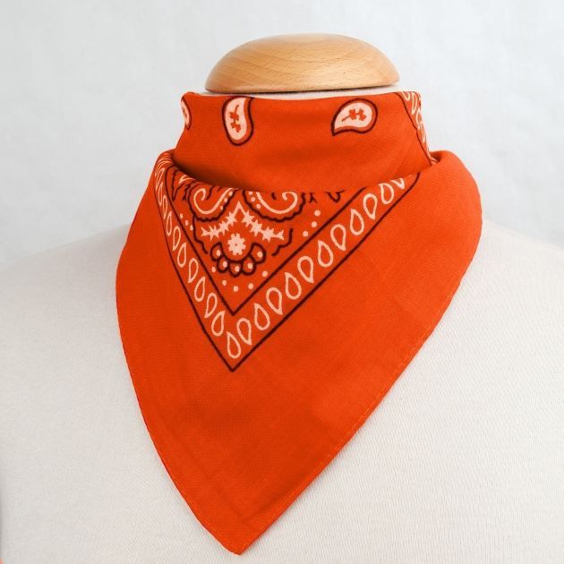 Foulard bandana orange