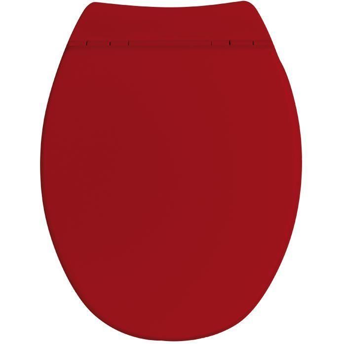 Abattant WC Sérénity 2 - bois compressé - rouge