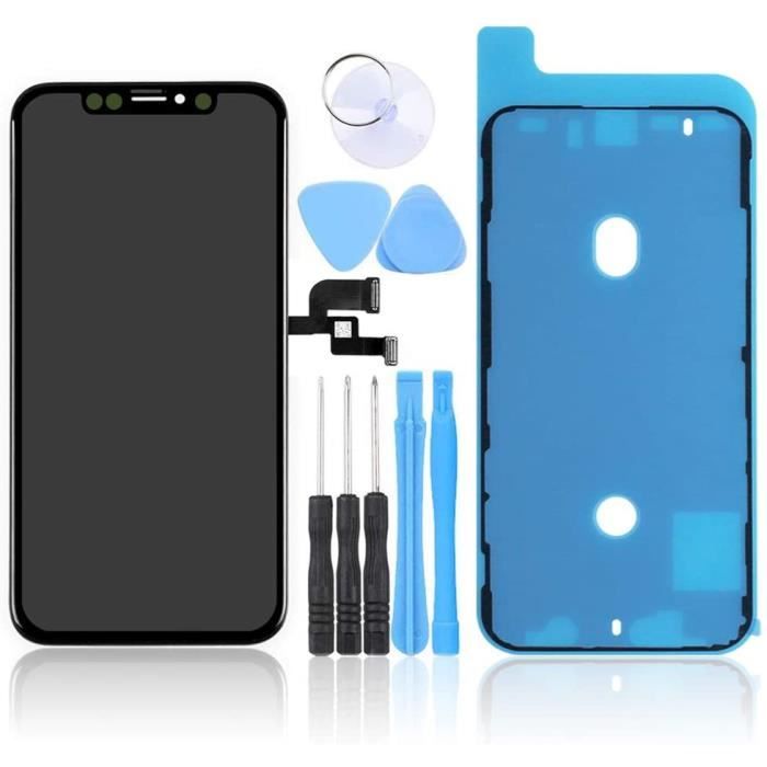 LL TRADER pour iPhone X 5,8 Pouces numériseur d'écran Tactile de Remplacement avec Kits d'outils de réparation