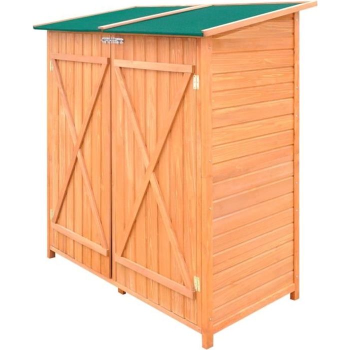 ETO Abri de Jardin- Grand Coffre de Rangement en Bois Jardin