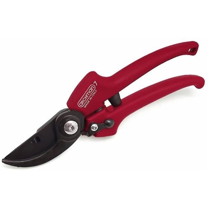 Sécateur professionnel de taille lame téflon L 220 mm coupe Ø 25 mm
