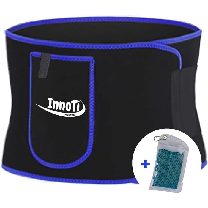 CEINTURE DE FORCE InnoTi Ceinture de Sudation pour Femme et Homme Ceinture Amincissante de la Taille et de LrsquoAbdomen en 138