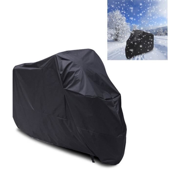 Noir Moto Étanchhe Résistant à l'Eau PLUIE UV couverture de protection vehicule - bache vehicule confort conducteur passager