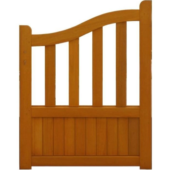 PORTILLON BOIS EXOTIQUE AJOURE LARGEUR 1 M HAUTEUR 1.10/1.30