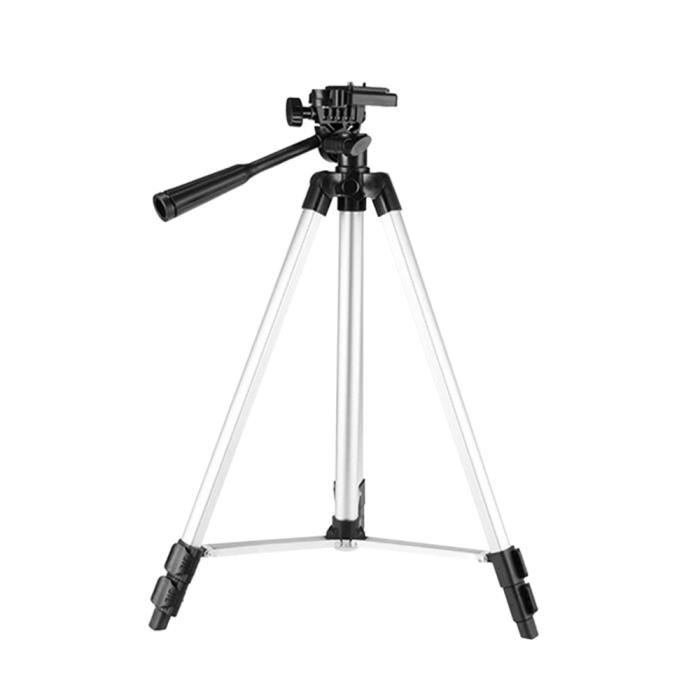 Docooler JF-3110 Trépied en aluminium 35-102cm Support de téléphone 1/4 -Vis pour caméra Smartphone de projecteur