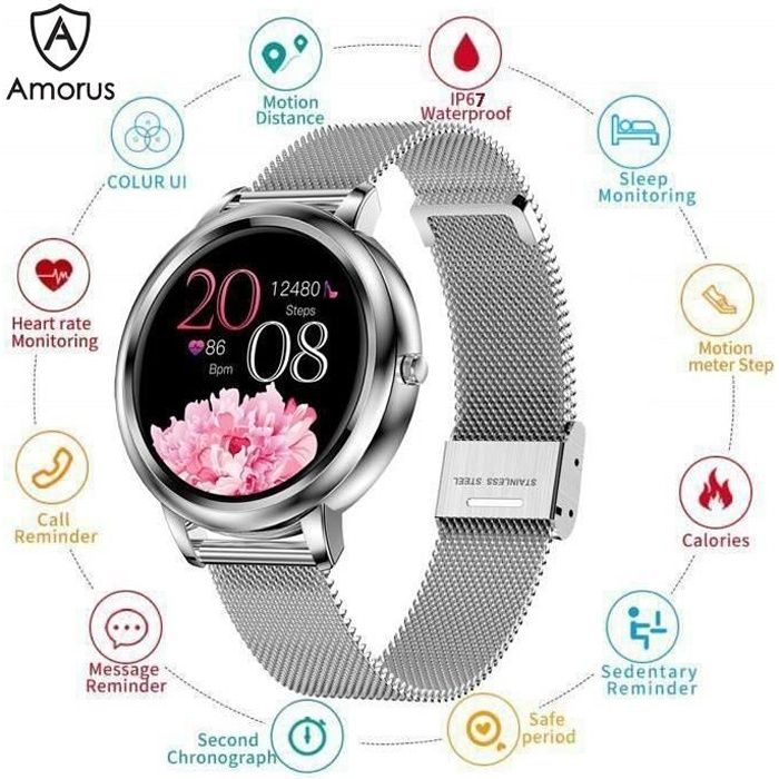 LEMONDA BL89 Montre Connectée Homme Femme – Capteur LEMONDA BL89 Montre Connectée Homme Femme – Capteur