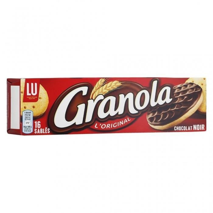 LU Granola L’Original Chocolat Noir 195g (lot de 6)