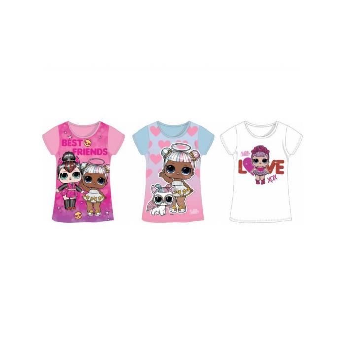 T-shirt manches courtes Lol Surprise Kidparadise 3ans