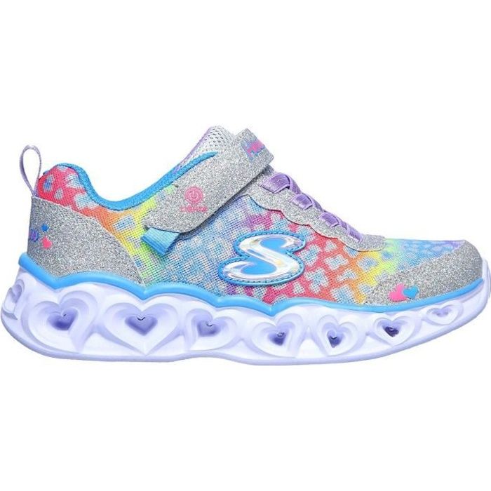 Skechers Heart Baskets Lumineuses Filles