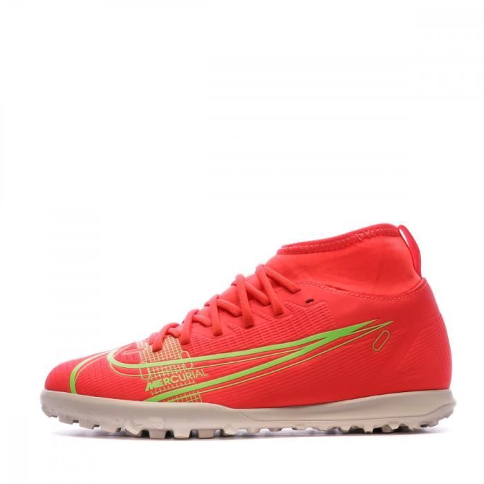 Chaussures de foot Rouges Enfant Nike Superfly 8 Club TF