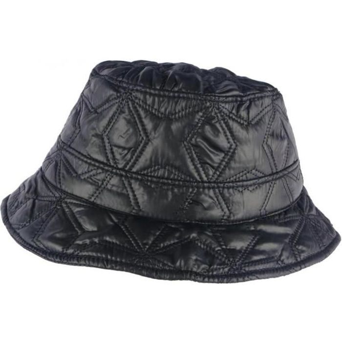 Chapeau de Pluie Femme Noir Reny Doublure Coton Nyls Création - Taille unique - Noir