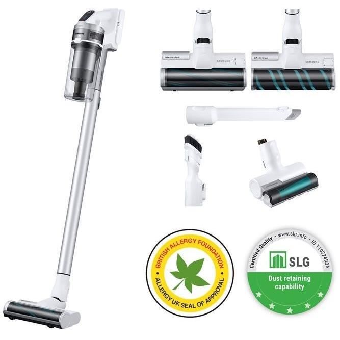 SAMSUNG VS15T7036R5 - Aspirateur balai Jet 70 complete - 150 AW - Aspiration multicyclonique - 40min d'autonomie - Filtration HEPA