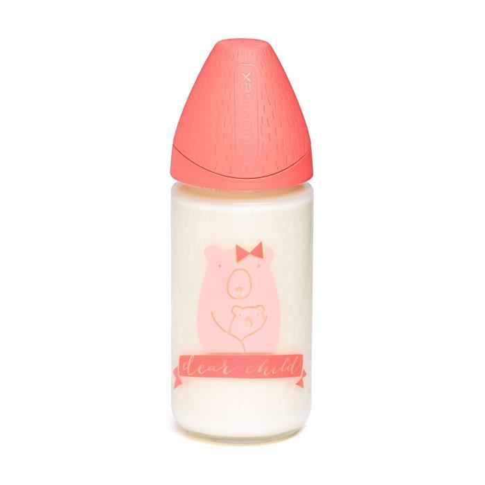 Bebe Puericulture Le Repas De Bebe Suavinex Biberon Verre Tetine Ronde Debit Lent Lapin Rose 1 Ml 1 Unite Ram Mount Co Uk