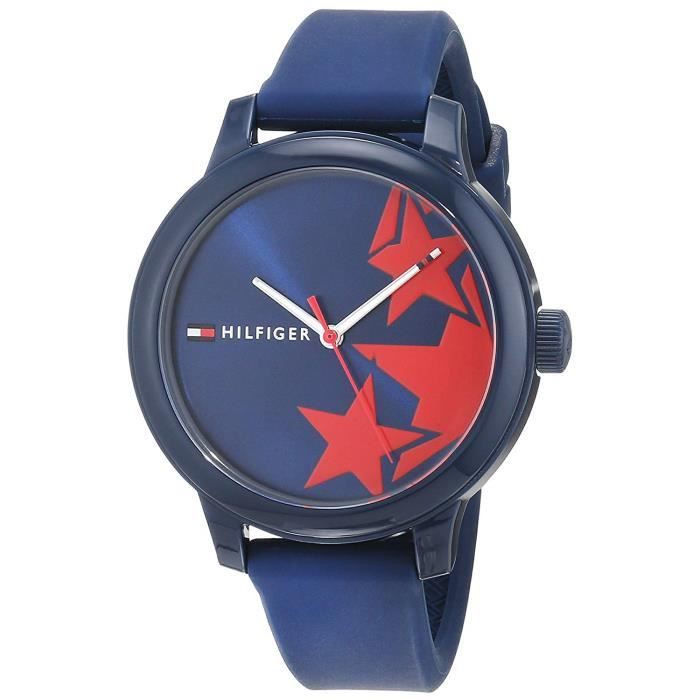 Tommy Hilfiger Femme Analogique Classique Quartz Montres bracelet avec bracelet en Silicone - - 1781795