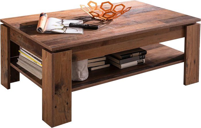 Table Basse Bois Massif 100x40x50 Cm Table De Salon Table Basse - Table