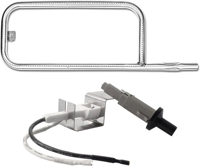 Brûleur De Rechange Acier Inox 304 Pour Weber Q100 Q1200 - Pièce Compatible 60040 69957 - Flamme Uniforme