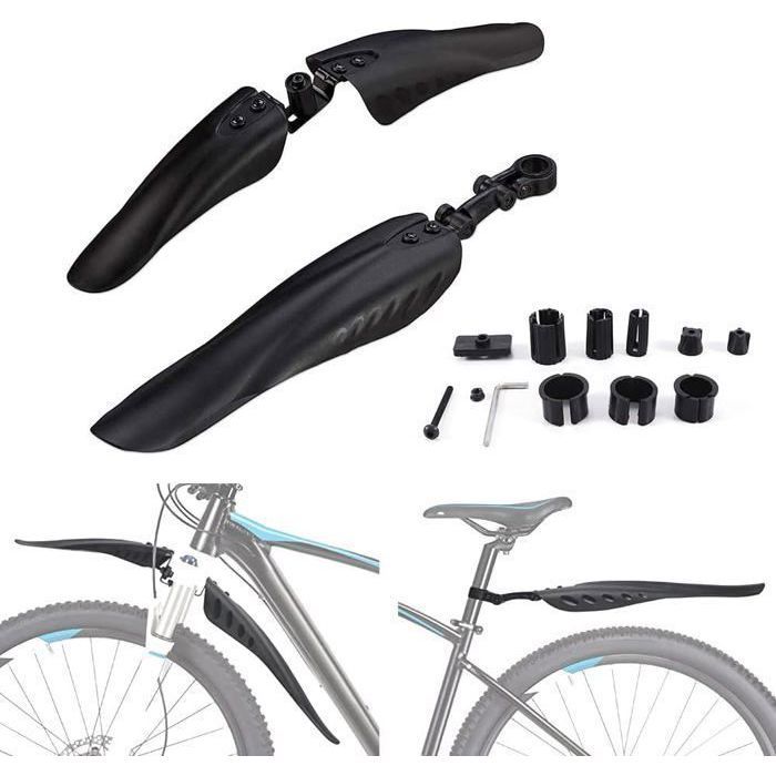 Garde-boue VTT Riloer – Ensemble Avant/arrière, Universel, Installation Rapide, 6 Couleurs