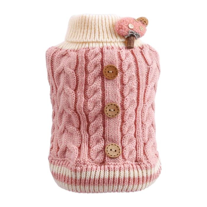 Comparer les prix de Gilet en coton pour chien avec cadeaux réfléchis et confortable pull dhiver élégant pour chien rose M