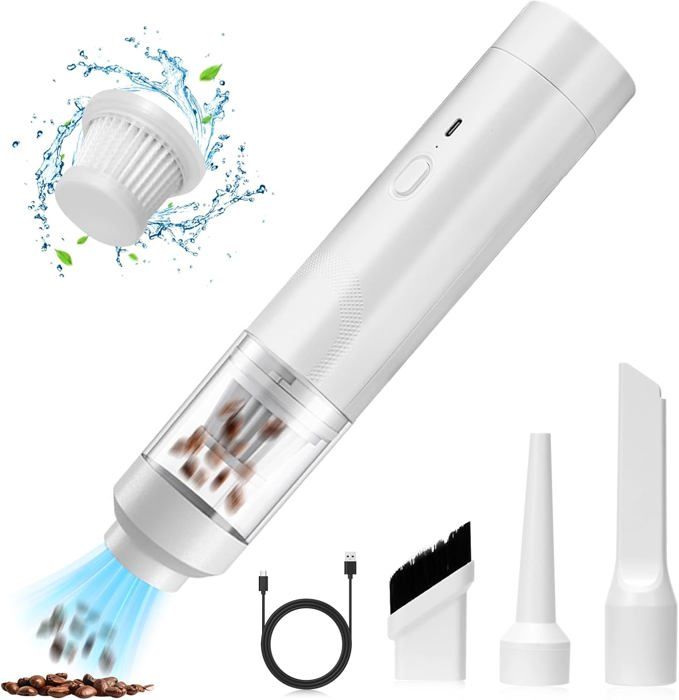 Aspirateur à Main Highwind 120W - Sans Fil Portable - Pour Voiture, Canapé, Bureau - Filtre HEPA Lavable - 30 Min Autonomie