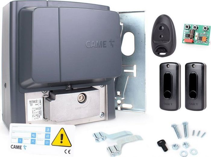 Ensemble BX STRONG SPACE - CAME - 001PLU0053 - Portail coulissant jusquà 800 kg - 2 télécommandes - 230 V