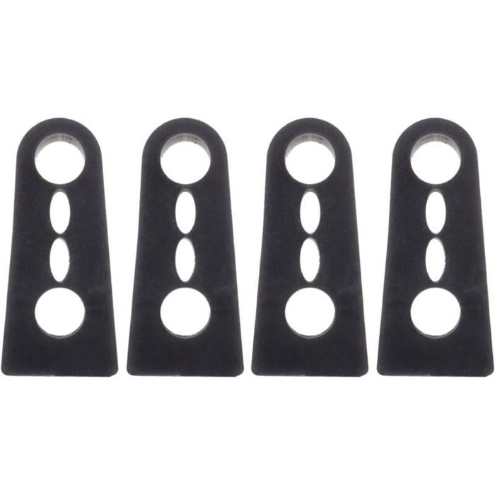 50 Bouchons Caoutchouc Antichocs Pour Voiture - Protection Portes, Capot, Coffre - Taille 2x1.4x1.4cm - 2