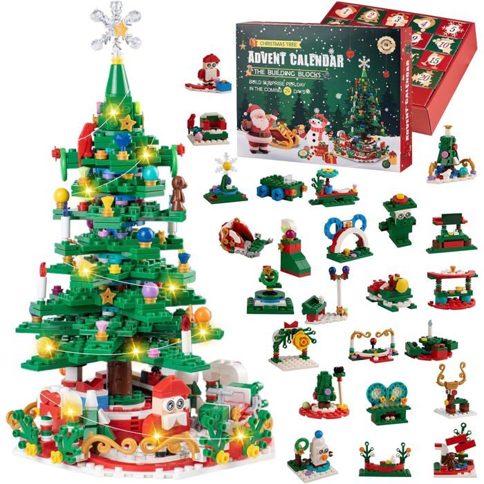 Calendrier de l'Avent 24 jours avec chaussettes de Noël 24 jours
