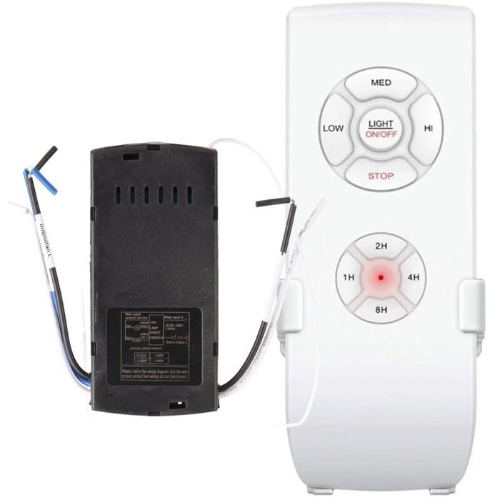 Kit télécommande universelle pour ventilateur de plafond – 3 vitesses & éclairage RF 433 MHz compatible Hunter/Harbor Breeze - Aimoonsa