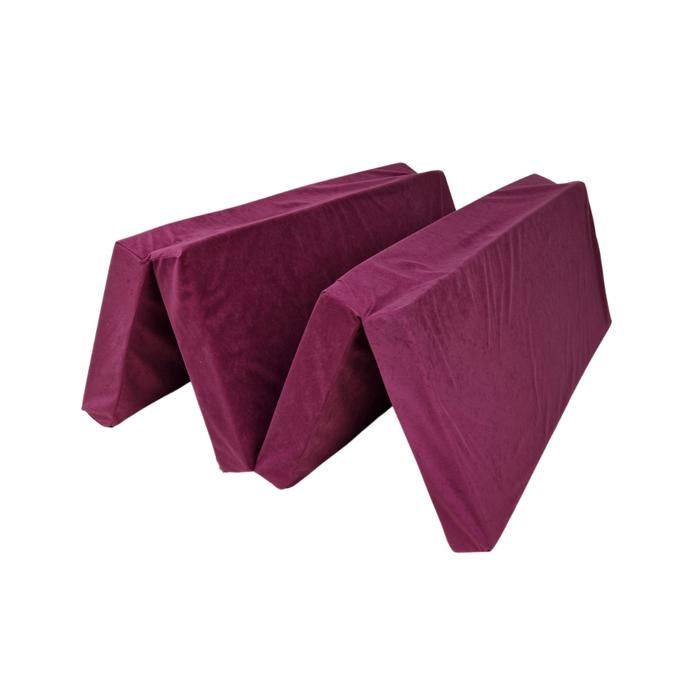 Une chauffeusse pliable 180 x 120 x 8 cm - 1224 Violet Une chauffeusse pliable 180 x 120 x 8 cm - 1224 Violet