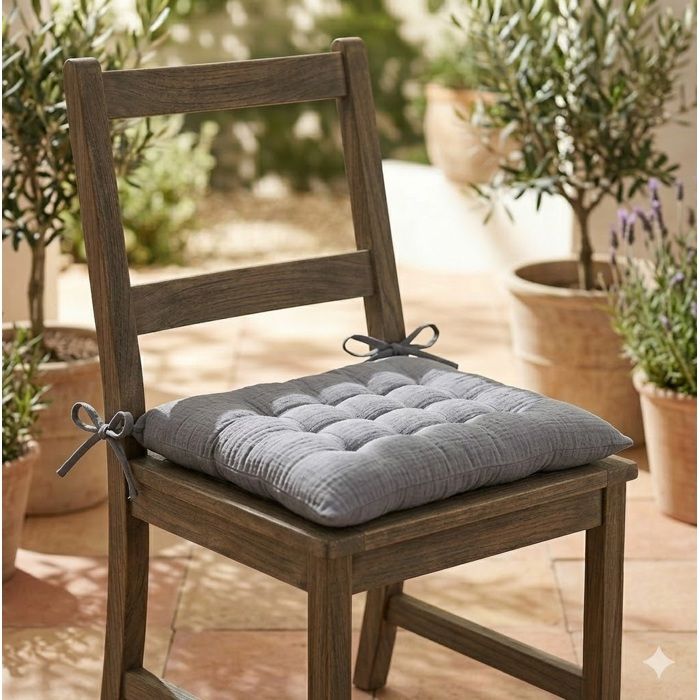 Assise de chaise matelassée 38 x 38 cm Pop colors taupe Assise de chaise matelassée 38 x 38 cm Pop colors taupe