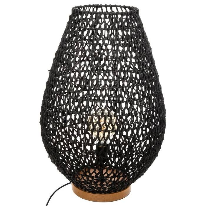 Lampe Etel noir H55cm - Atmosphera Créateur dintérieur
