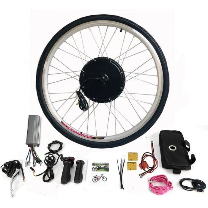 Kit de Conversion de roue arrière LCD 28 pouces 36V 800W Kit de Conversion de moteur de vélo électrique Kit de Conversion de moteur