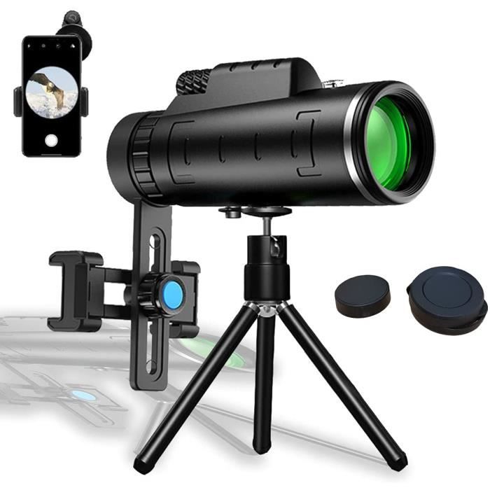 Monoculaire Puissant Autofocus, 12x50 HD Télescope Monoculaire,