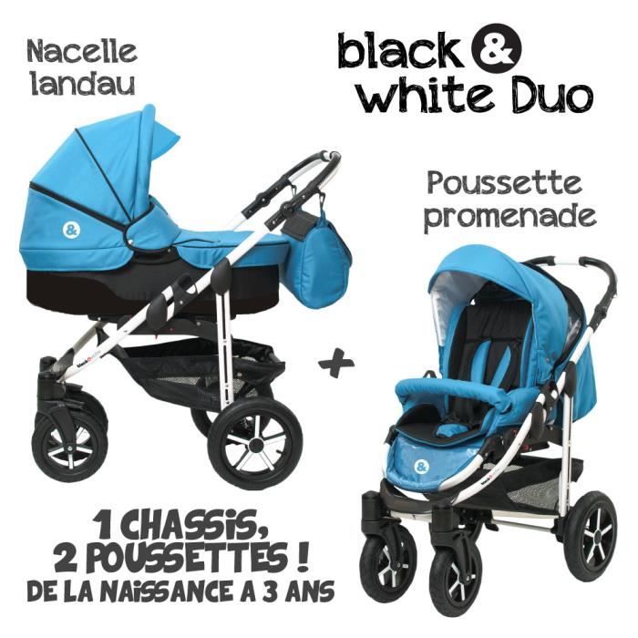 poussette duo 2 en 1