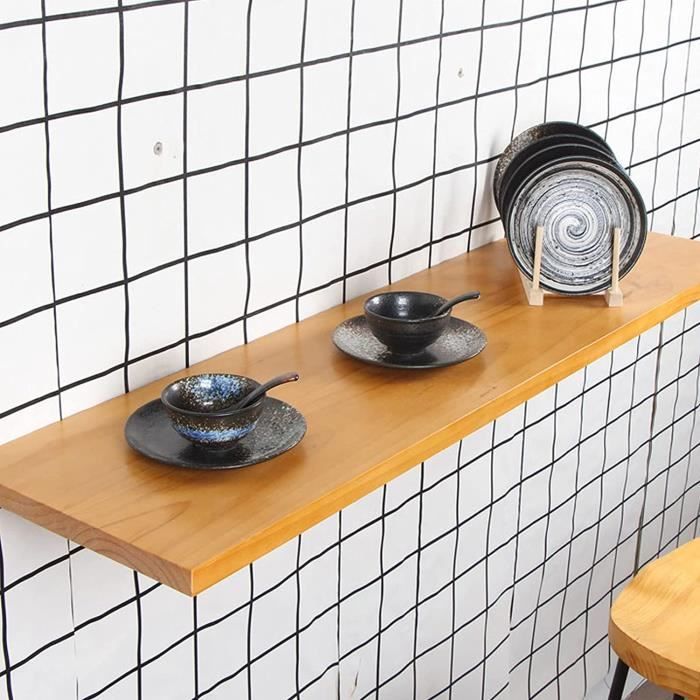 Table Mur Inch Table MDF Charge 60 Kg Support Mural Table Murale Pliante - En MDF ...