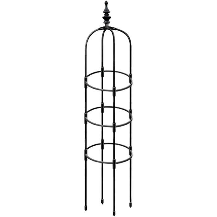 Jardin Haut Grimpantes Treillis D'Obélisque Tour Jardin Support D'escalaMétal Antirouille D