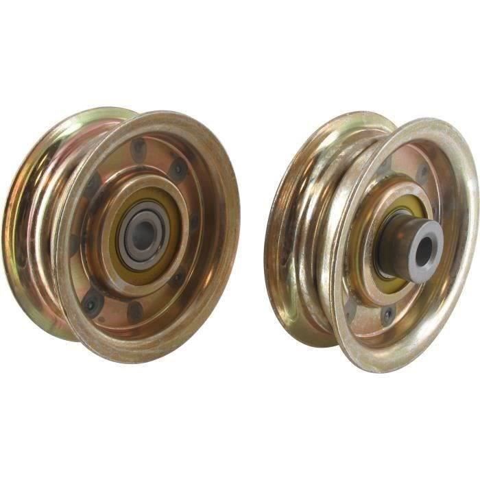 Poulie à gorge plate adaptable CUB CADET pour modèles Z-Force avec carters de coupe de 44, 48 ou 52 