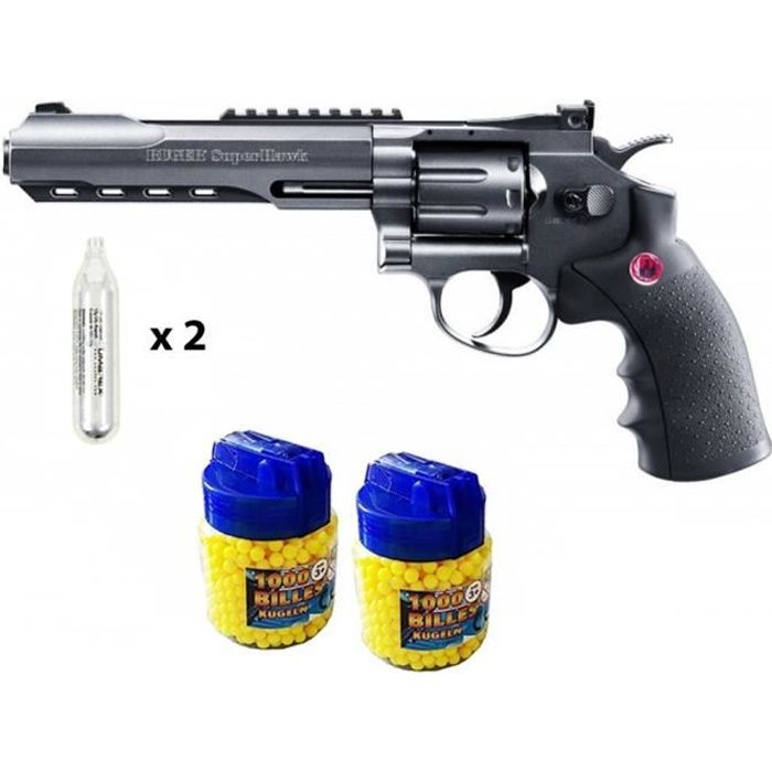 Pack Prêt à Tirer Pistolet Beretta 92 A1 Calibre 4,5mm à Propulsion CO2  Munitions + CO2 Inclus  Item 11630330