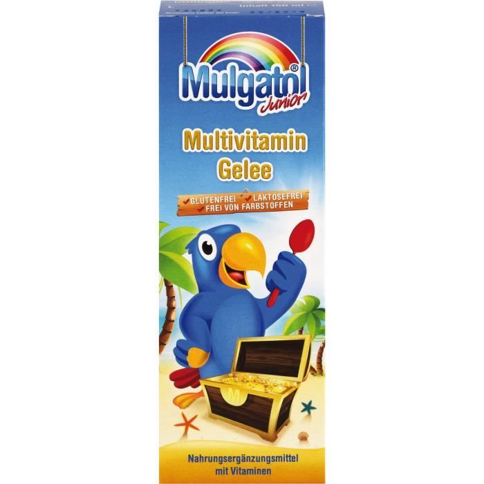 Mulgatol Junior Multivitamin Gelee, 150 ml Gel - Cdiscount Santé ...