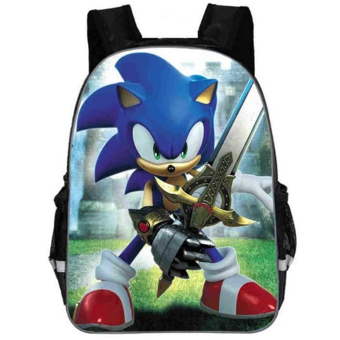 Identique ?� l'image - 11 pouces - Sac ?? Dos Sonic Racing Pour Enfants, Sac D'?�cole De Maternelle 