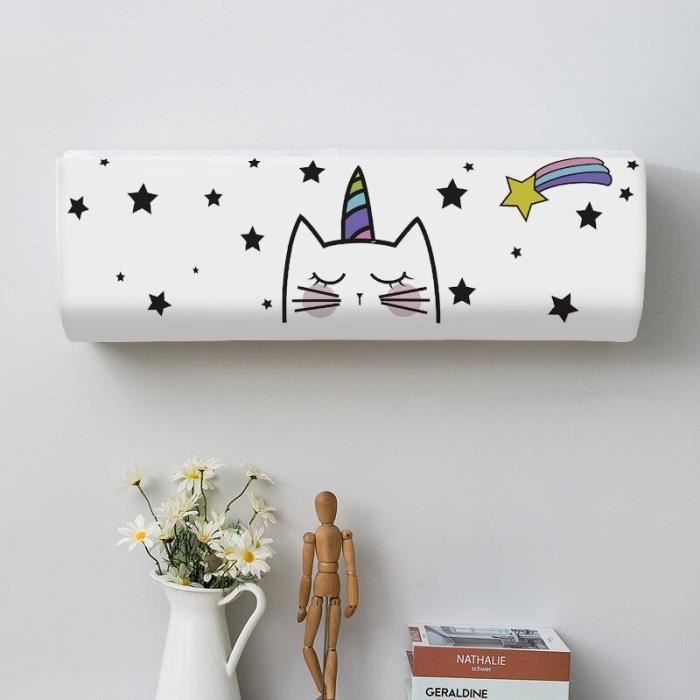 Housse Anti-Poussière Déco Pour Climatiseur Murale - Protection Étirable Pour Unités Intérieures